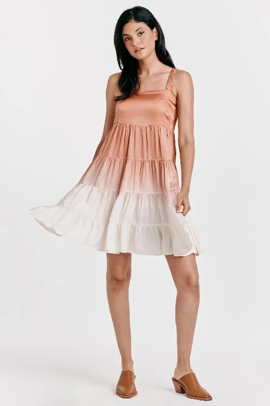 Sale Event FAYE STRAP TANK DRESS COPPER WIRE OMBRE