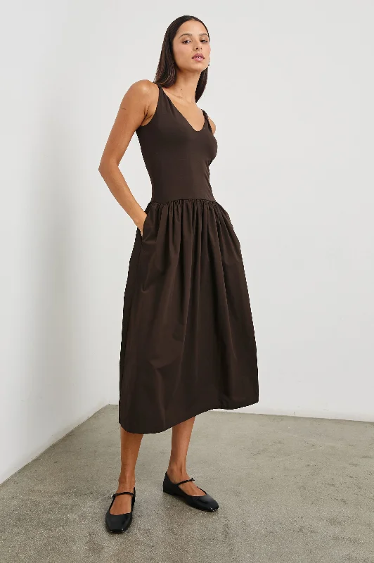 Epic Deals FRANCA DRESS - ESPRESSO