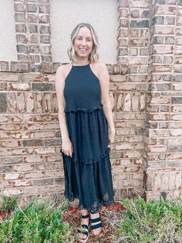 Friends and Family Sale Gotta Let Go Dress in Black