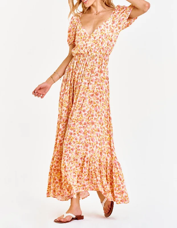 Special Savings GRACIE PUFF SLEEVE DRESS PRETTY IN PINK