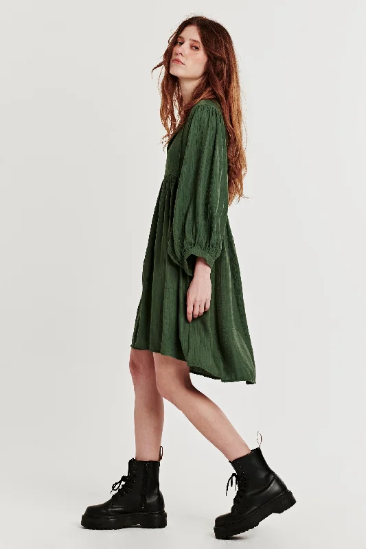 Final Clearance JADEN EMPIRE WAIST DRESS SAGE LEAF