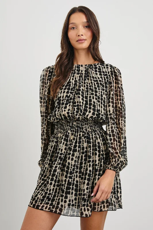 Price Drop LANIE DRESS - SPOTTED SHIBORI