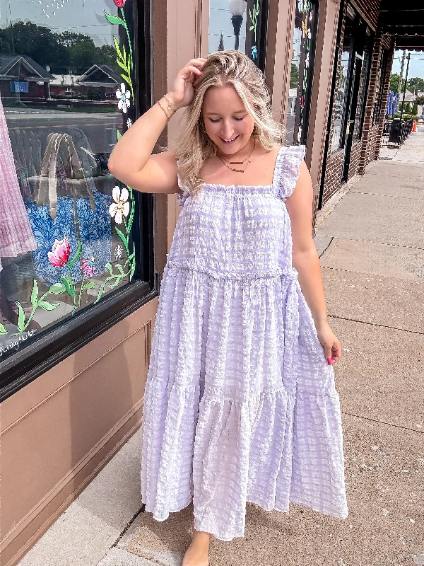 Unmissable Offer Lavender Tiered Maxi