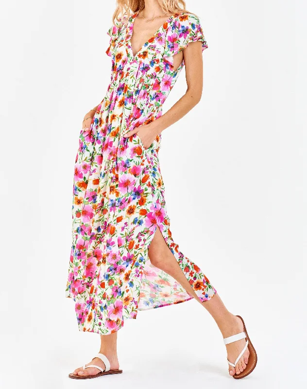 Can't Miss LOTTIE DEEP V DRESS GARDEN PARTY