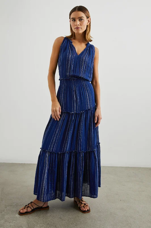 Overstock LOULOU DRESS - NOJA STRIPE