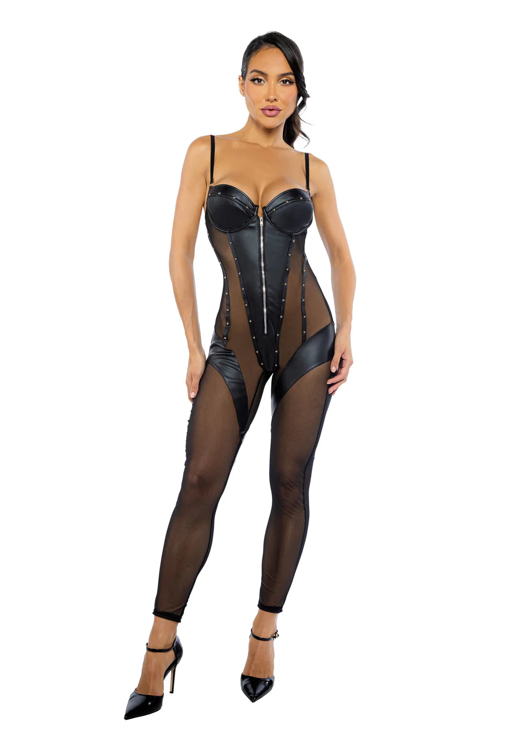 Special Price Lust & Leather Catsuit
