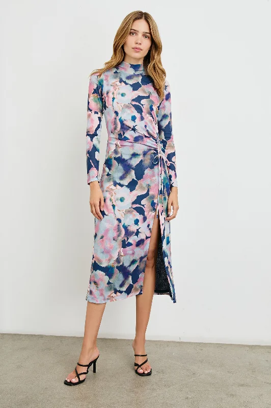 Price Smash MONA DRESS - MIDNIGHT VERBENA