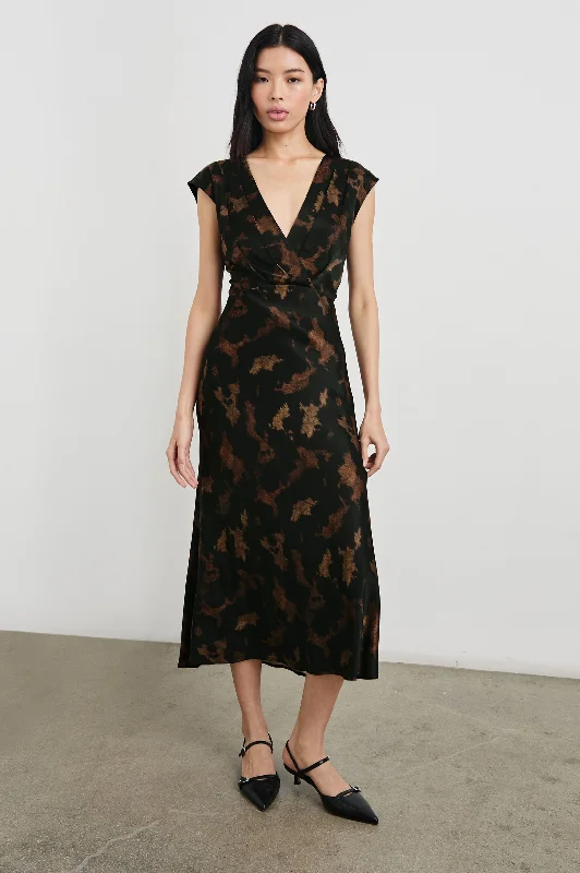 Exclusive Access ODELLA DRESS - DIFFUSED SANDSTONE