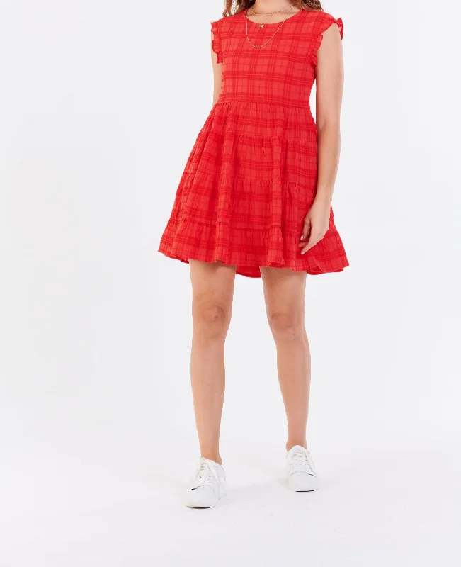 Weekend Deal SADIE SLEEVELESS DRESS APPLE RED