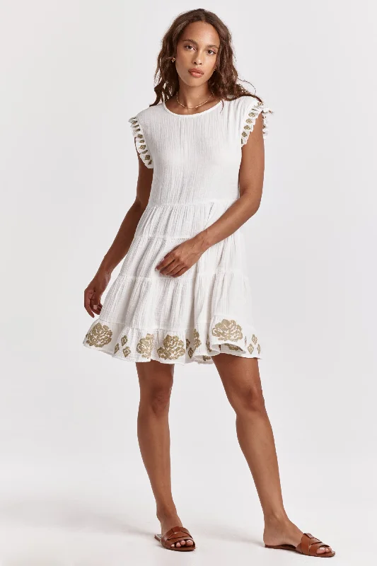 Limited Availability SADIE SLEEVELESS DRESS TIGER LILLIES