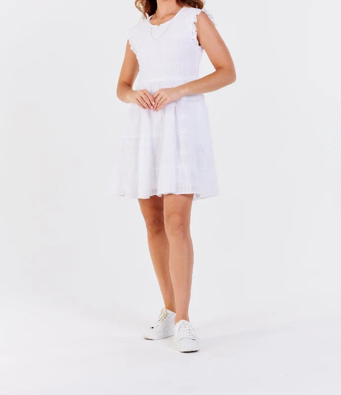 Unbeatable Prices SADIE SLEEVELESS DRESS WHITE
