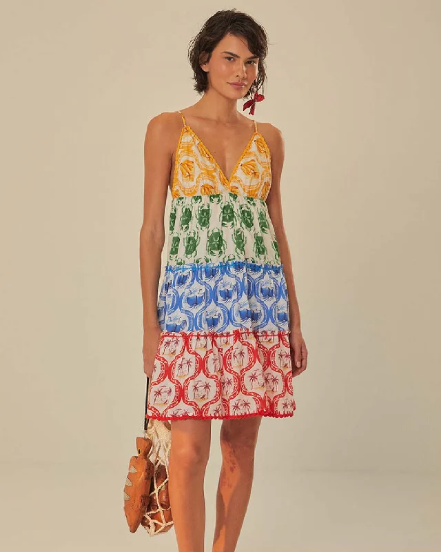 Price Rollback Summer Mix Mini Dress