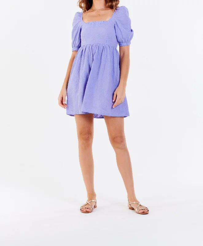 Shop and Save TAYLOR EMBROIDERY DRESS DUSTY LAVENDER