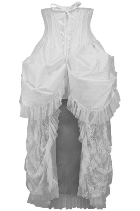 Doorbuster Deal Top Drawer Taffeta & Lace Underbust Corset Dress