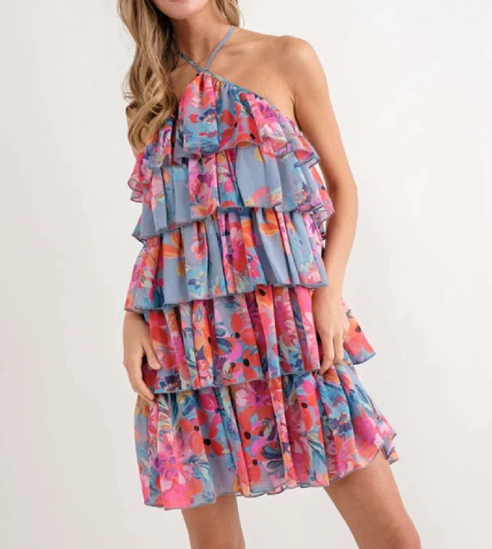 Flash Deals Wanna Be a Memory Dress in Blue