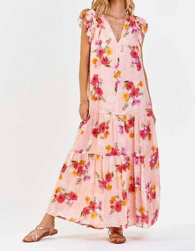 Bargain Bin ZARA FRONT SLIT DRESS SWEET GARDEN